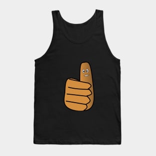 Cartoon illustration of hand giving thumbs up Tank Top